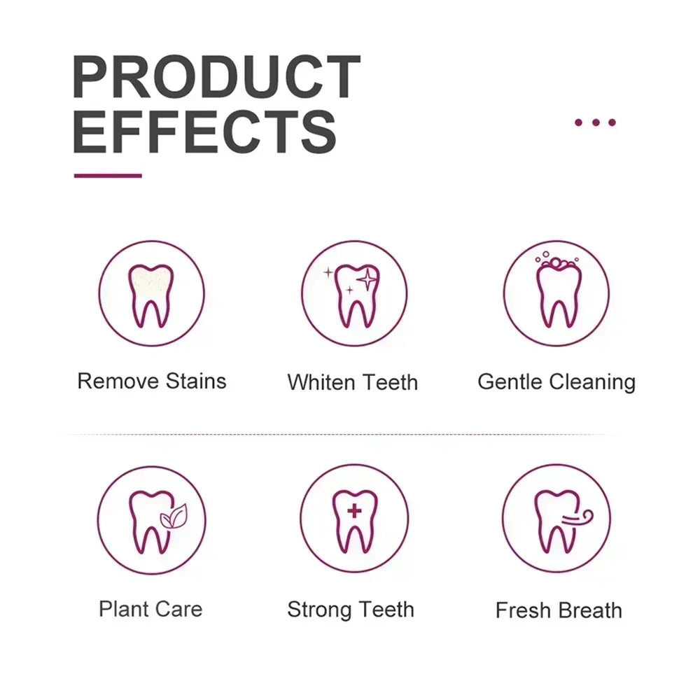 Clareamento dental limpeza dos dentes reparação de cárie dentária reparação todas as cárie dentária, manchas de cigarro reduzir cavidades amarelas e proteger 090