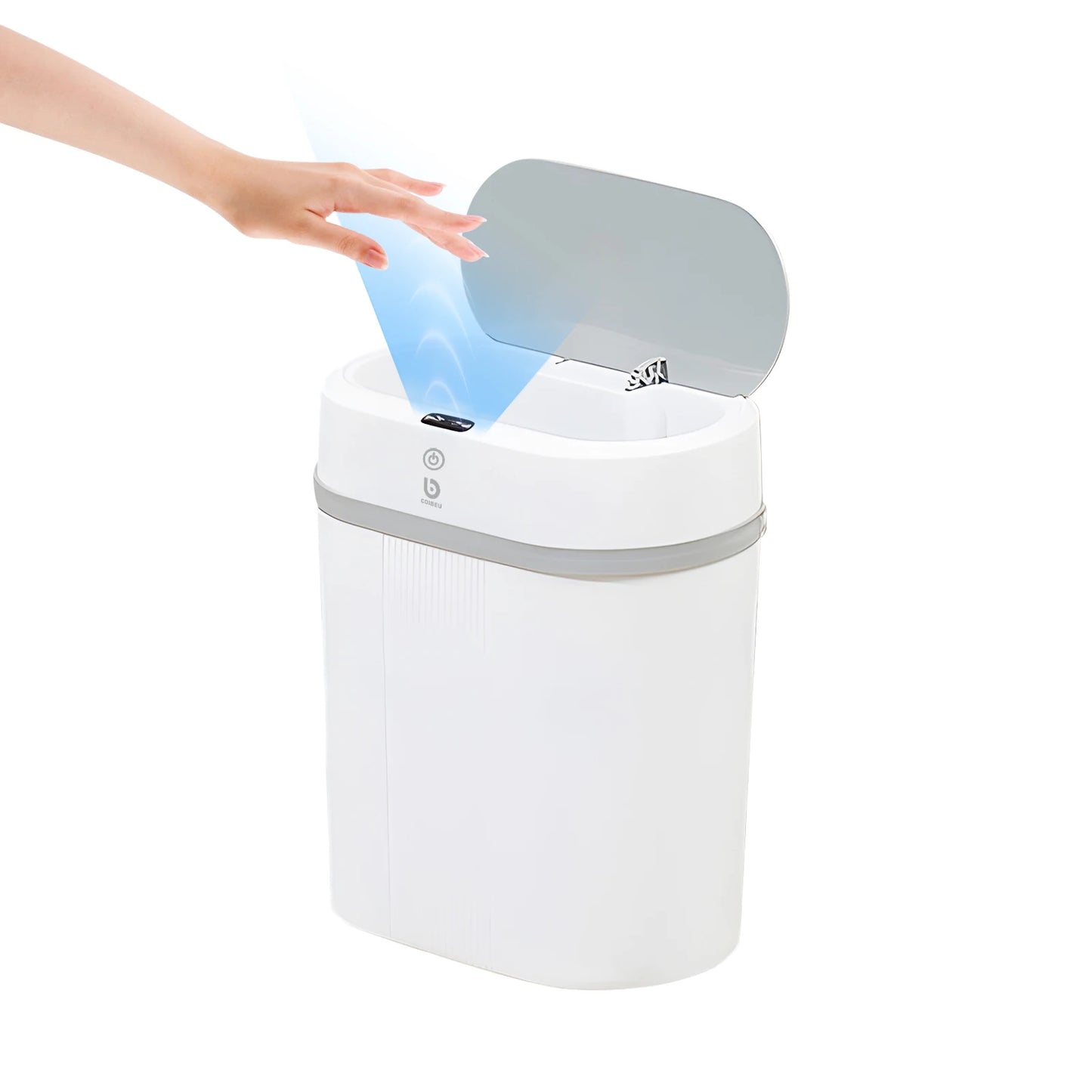 Lixeira Automática com Sensor, Lixeira de Banheiro, Lixeira Automática, Lixeira para Cozinha, Lixeira Inteligente com Sensor, 12L