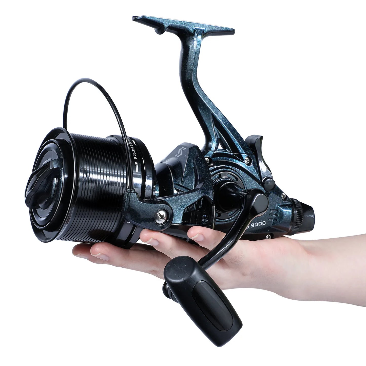 Molinete Pesca, ideal para arremeços de longa distância, Max 25kg, DYD9000