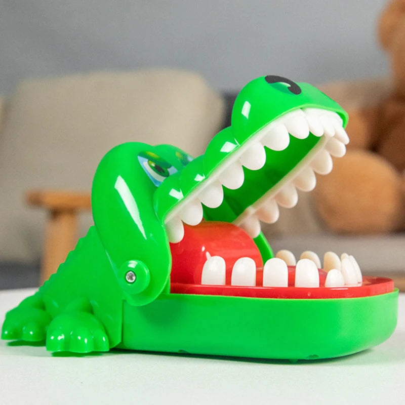 Brinquedo Crocodilo de Dentes para Crianças - Jogo de Mordida de Jacaré - Jogo do Dentista Divertido para Festa e Jogo de Sorte para Crianças - Brinquedos Engraçados para Crianças.