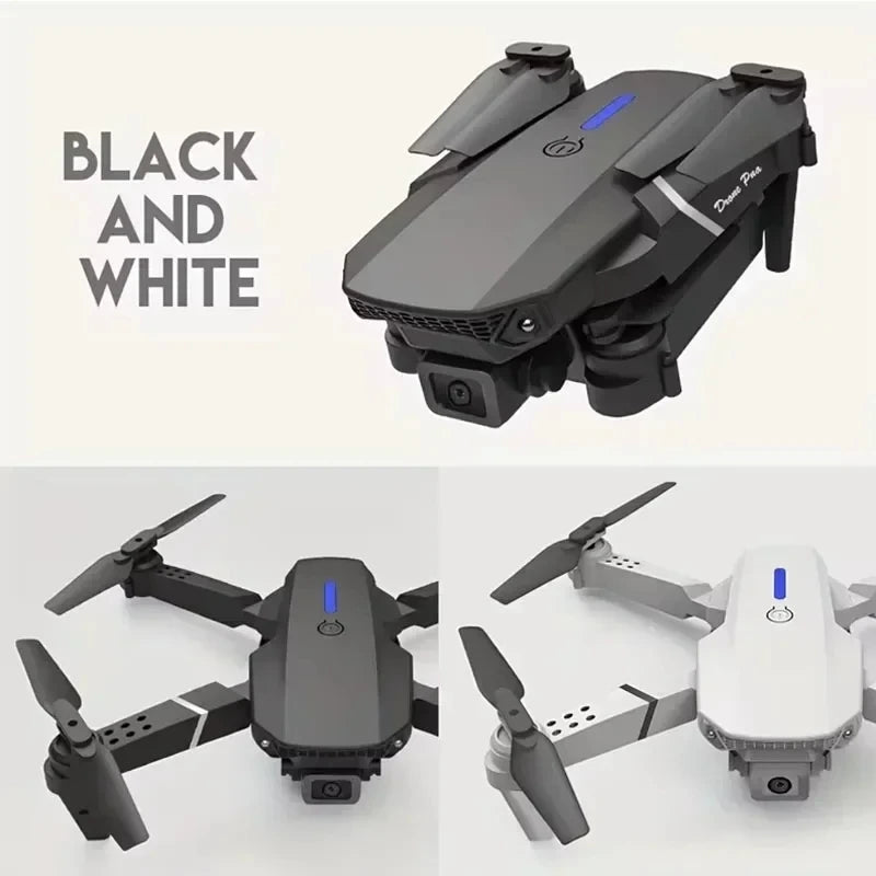 Drone Profissional E88 4K com Câmera HD 1080P, WiFi, FPV, Altura Hold e Design Dobrável