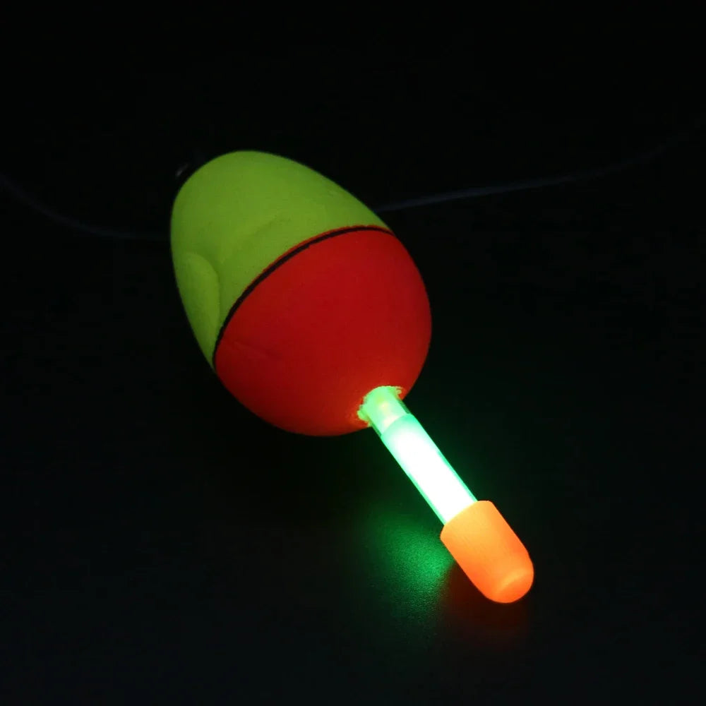 Bastão fluorescente para equipamento de pesca - 25 pçs