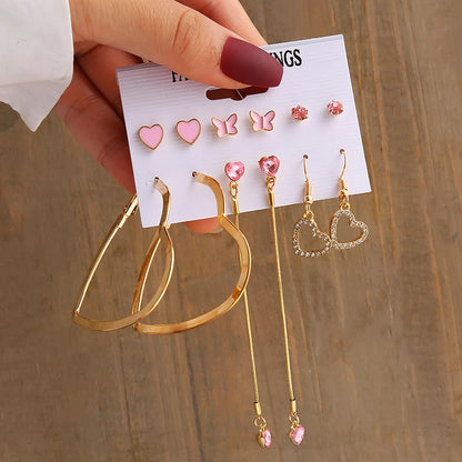 onjunto de Brincos Geométricos Vintage com Pérola – Dourados, Fio de Metal, Brincos Pendurados para Mulheres – Joias Elegantes para Festas