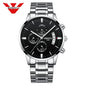 Nibosi relógios masculinos de luxo marca superior relogio masculino famoso moda casual vestido relógio militar quartzo relógios pulso saat