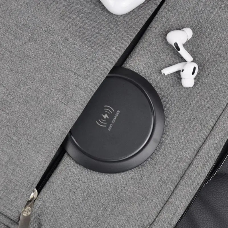 Carregador Wireless 15W Qi Indução Rápida para iPhone 12/11 Pro, Xs Max, Samsung e Xiaomi