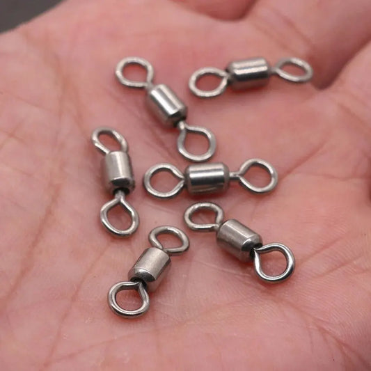 Destorcedor para Pesca, aço inoxidável, 50 Pcs.