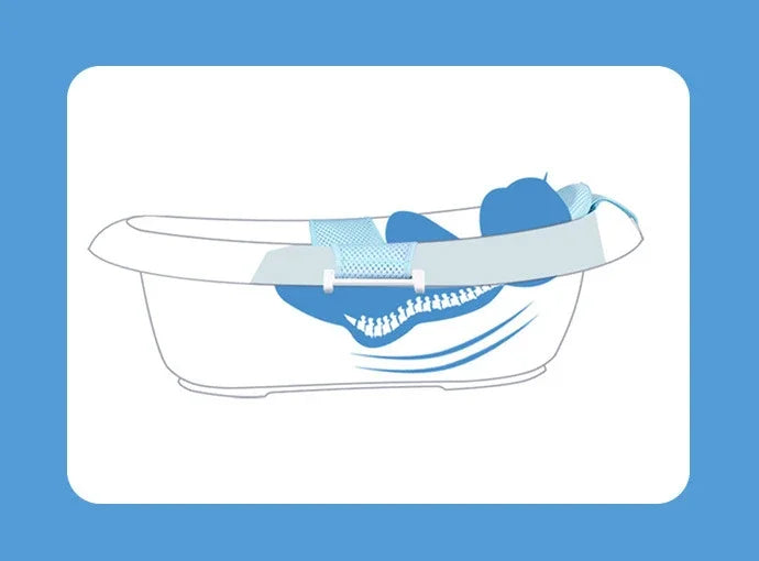 Rede de Banho para Bebê Recém-nascido – Rede para Banheira de Bebê, Protetor de Banho, Acessório para Banho, Produto para Bebê