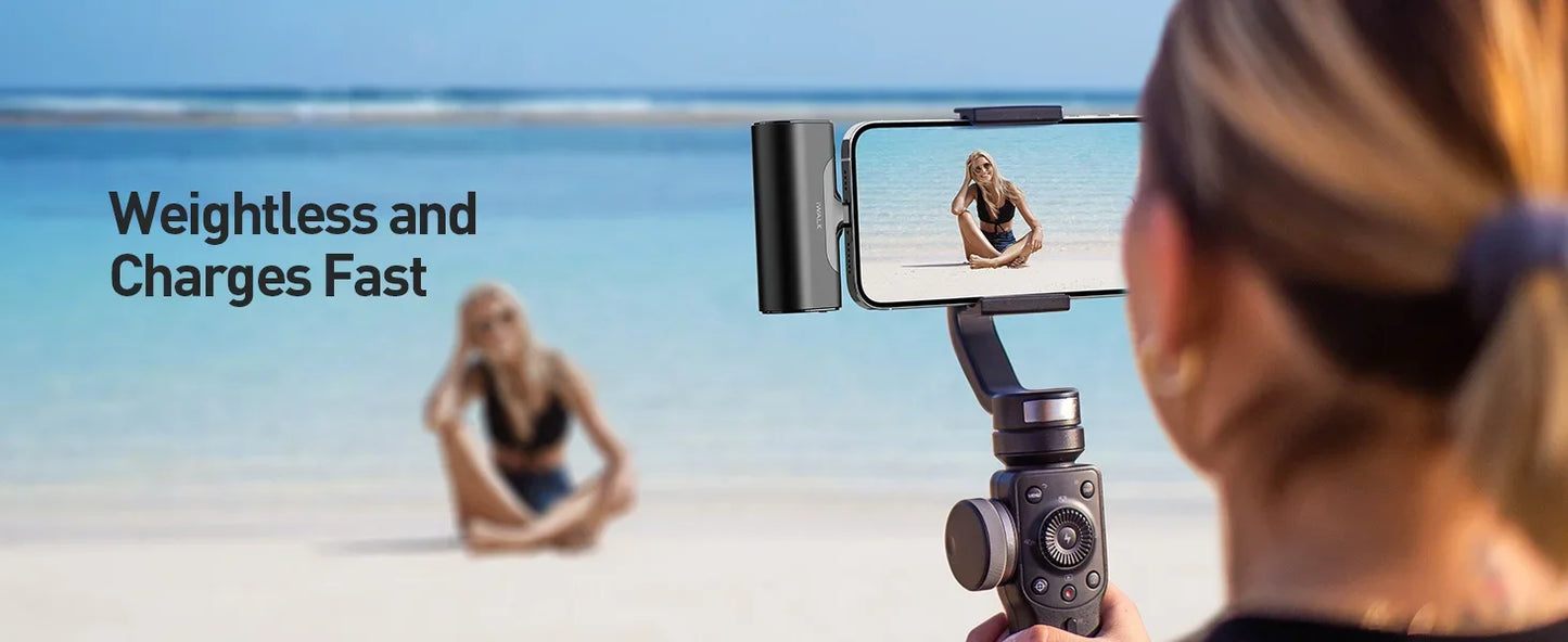 Powerbank iWALK 4500 mAh - Carga Rápida e Compacta para iPhone e Smartphones