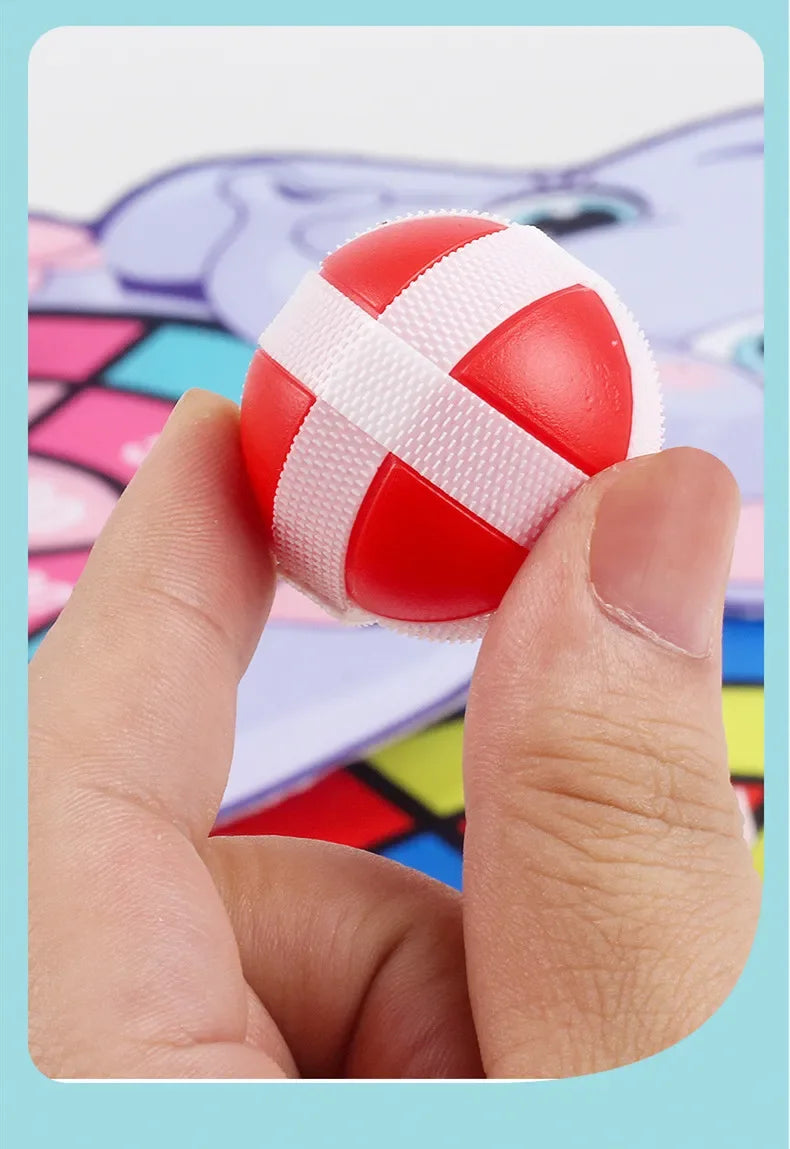 Jogos Educativos - Jogo de Dardos para Bebê com Bola Grudante - Brinquedo de Dardos Esportivos Internos - Jogo Montessori para Crianças de 3 a 7 Anos