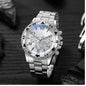 Relógio Masculino Pallyjane Silver - Metal, Prata, À Prova D'Água com LED Master