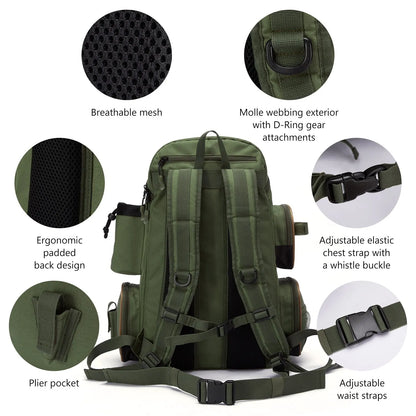Mochila De Pesca Multifuncional
