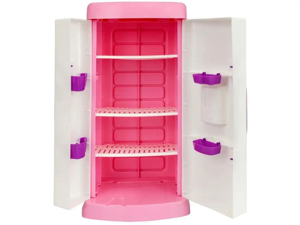Refrigerator de brinquedo, Geladeira de Brinquedo, 9 Peças