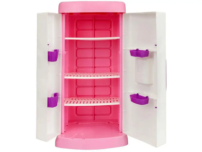 Refrigerator de brinquedo, Geladeira de Brinquedo, 9 Peças