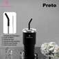 ROMANTIC CROWN Copo Térmico Inox Portátil 1200ml/1.2L Garrafa Térmica Inoxidável com Tampa e Canudo